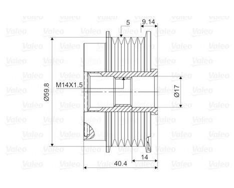 Alternator Freewheel Clutch NEW PART, Image 2