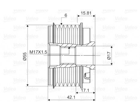 Alternator Freewheel Clutch NEW PART, Image 2