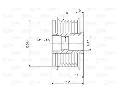 Alternator Freewheel Clutch NEW PART, Image 2