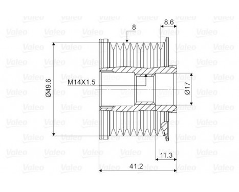 Alternator Freewheel Clutch NEW PART, Image 2