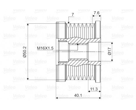 Alternator Freewheel Clutch NEW PART, Image 2