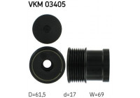 Alternator Freewheel Clutch VKM 03405 SKF