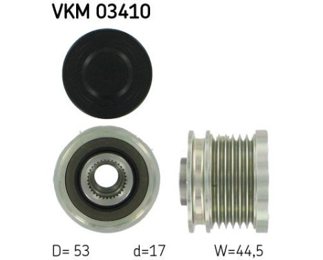 Alternator Freewheel Clutch VKM 03410 SKF