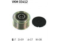 Alternator Freewheel Clutch VKM 03412 SKF