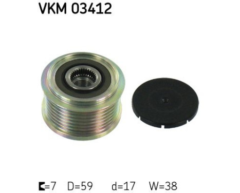 Alternator Freewheel Clutch VKM 03412 SKF