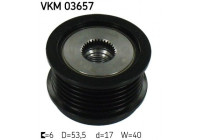 Alternator Freewheel Clutch VKM 03657 SKF