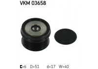 Alternator Freewheel Clutch VKM 03658 SKF