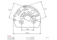 Protective cover, alternator/dynamo