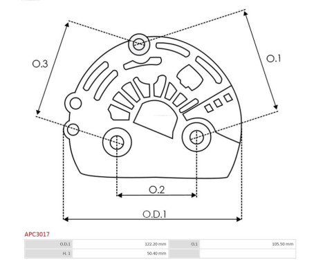 Protective cover, alternator/dynamo