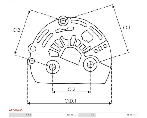 Protective cover, alternator/dynamo, Image 2