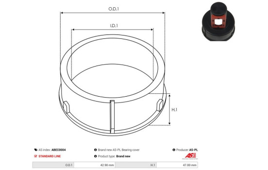 Protective cover, alternator/dynamo, Image 2