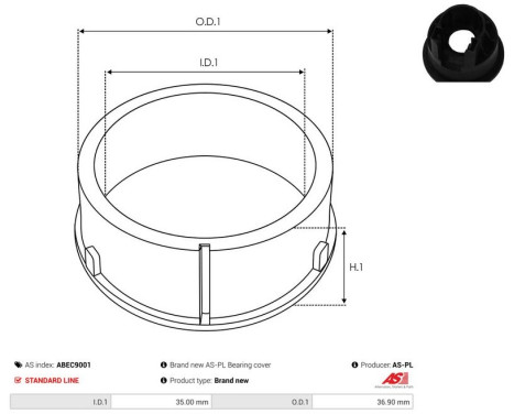 Protective cover, alternator/dynamo, Image 2