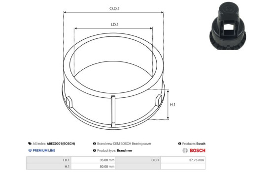 Protective cover, alternator/dynamo, Image 2