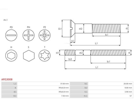 Repair kit, alternator, Image 2