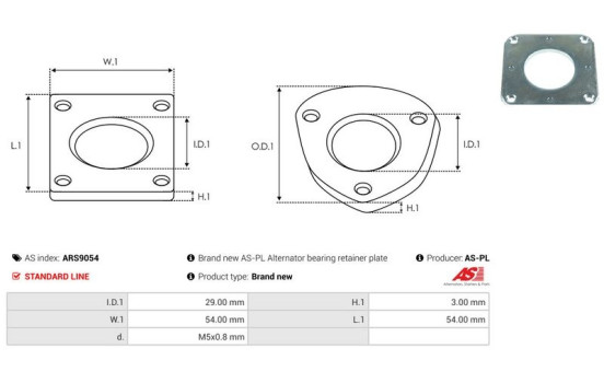 Repair kit, alternator, Image 2