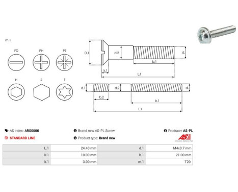 Repair kit, alternator, Image 2