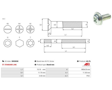 Repair kit, alternator, Image 2