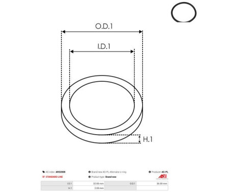 Repair kit, alternator, Image 2