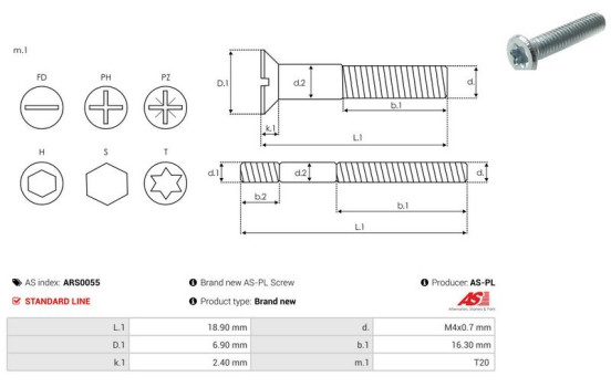 Repair kit, alternator, Image 2