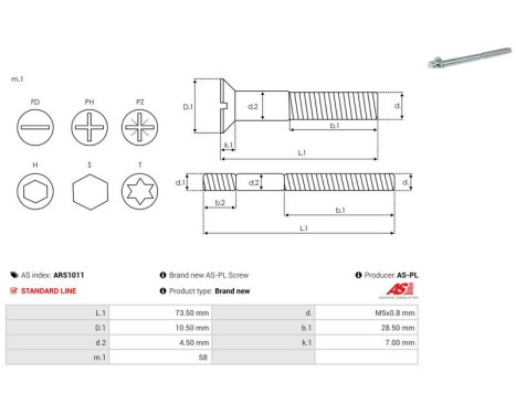 Repair kit, alternator, Image 2