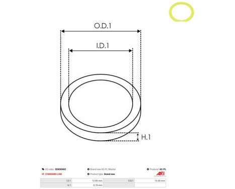 Repair kit, alternator, Image 2