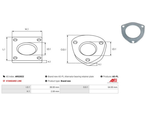 Repair kit, alternator, Image 2