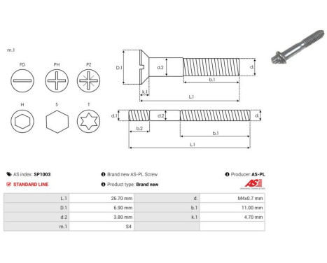 Repair kit, alternator, Image 2
