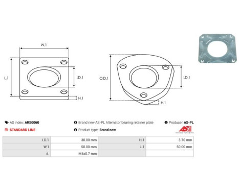 Repair kit, alternator, Image 2