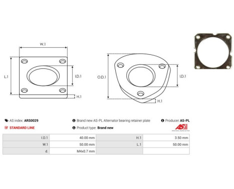 Repair kit, alternator, Image 2