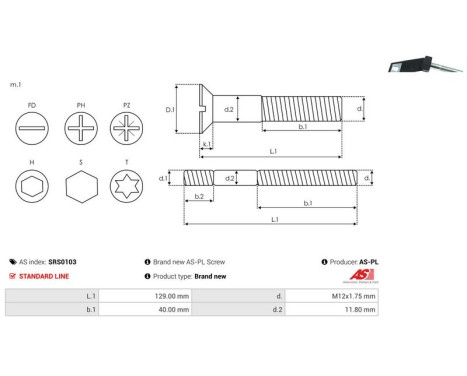 Repair kit, alternator, Image 2