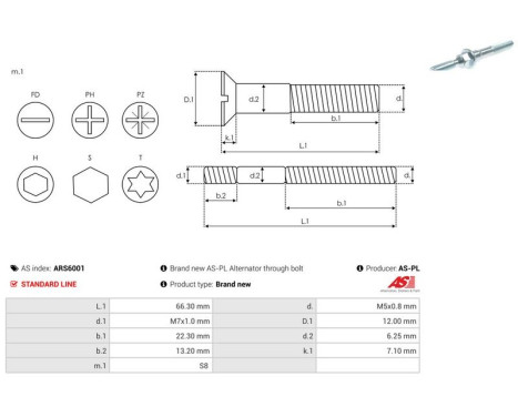 Repair kit, alternator, Image 2