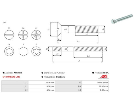 Repair kit, alternator, Image 2