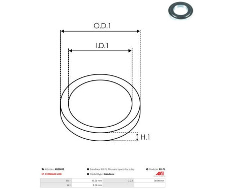 Repair kit, alternator, Image 2
