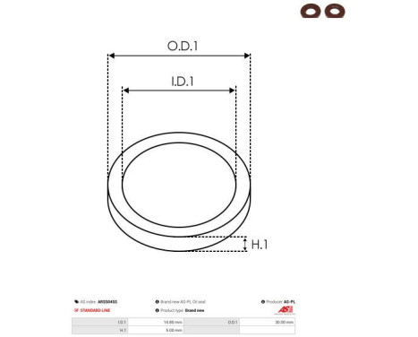 Repair kit, alternator, Image 2