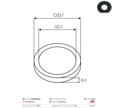 Repair kit, alternator, Image 2