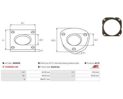Repair kit, alternator, Image 2