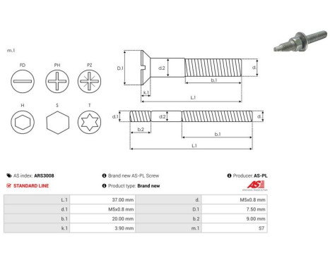 Repair kit, alternator, Image 2