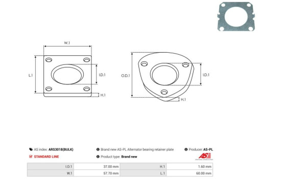Repair kit, alternator, Image 2