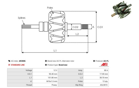 Rotor, generator, Image 2