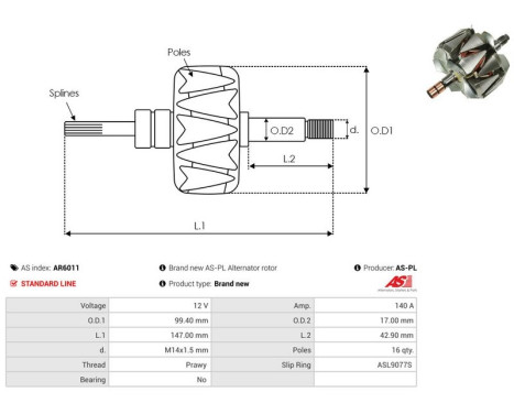 Rotor, generator, Image 2