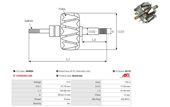 Rotor, generator, Image 2