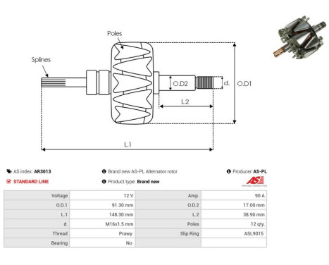 Rotor, generator, Image 2