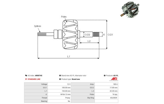 Rotor, generator, Image 2