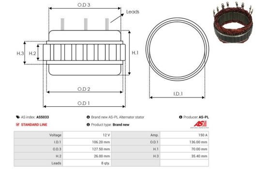 Stator, generator, Image 2