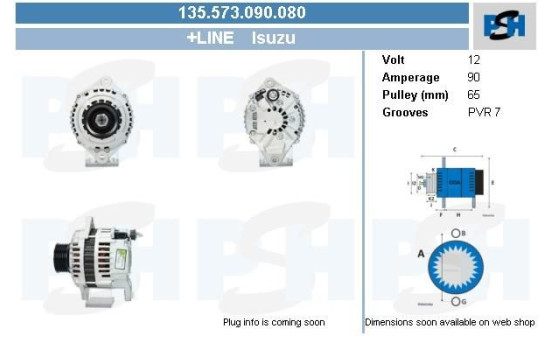 Alternator 135.573.090.080 PlusLine, Image 5