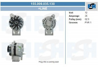 Alternator 155.009.035.130 PlusLine