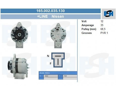 Alternator 165.002.035.130 PlusLine, Image 4