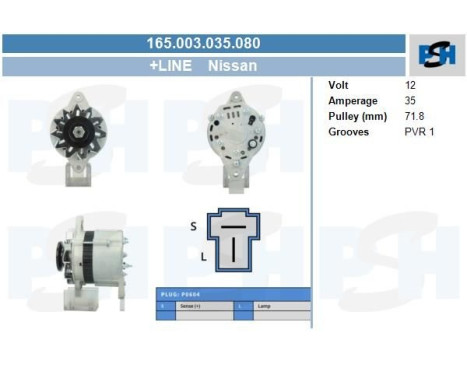 Alternator 165.003.035.080 PlusLine, Image 4