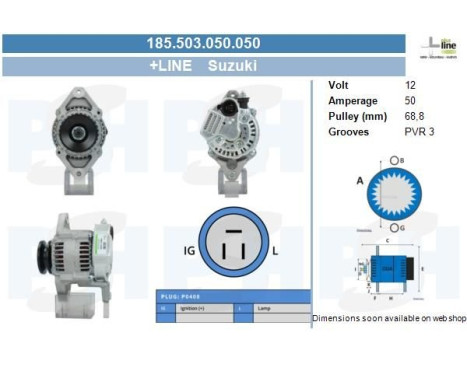Alternator 185.503.050.050 PlusLine, Image 4