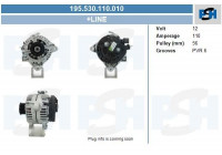 Alternator 195.530.110.010 PlusLine